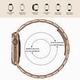 thumbnail image 4 of Wristitani Apple Watch Band for Women, iWatch Bands for Men, Stainless Steel Hand-Removable, Compatible with iWatch Series for Gift, Business, Party and Daily Style Matching Rose Gold 42mm, 4 of 7