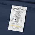 thumbnail image 7 of King Flat Sheet - Hotel Quality King Flat Sheet Only - Brushed Microfiber Top Sheet - Ultra Soft & Breathable - Wrinkle-Free - Easy Care - Single Flat Sheet (King, Navy Blue), 7 of 7