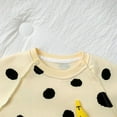 thumbnail image 6 of Angala Baby Boys Girls Cute Cartoon Long Sleeve Polka Dot Thick Romper Bodysuit Outfit Clothes Cozy Stylish Baby Clothes 0-6 Months, 6 of 9