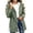 Army Green, variant on Kids Hooded Jacket Solid Color Casual Coat Lightweight Outerwear with Full Zip for Boys Girls School Spring