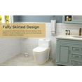 thumbnail image 4 of WM-91002 17" Comfort Height Dual-Flush Toilet Modern Elongated One-Piece Toilet for Floor Mounted Glazed Surface (Seat Included), 4 of 9