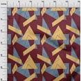 thumbnail image 2 of oneOone Coton Flex Tissu Rectangle & Triangle Géométrique Tissu Imprimé BTY 40 Pouces de Large, 2 of 4