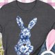 thumbnail image 5 of Camiseta de Cuello Redondo de Manga Corta de la Mujer, Top de Moda para Invierno Y Primavera Impresa de Navidad Casual 3/4, 5 of 7