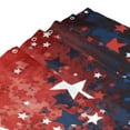 thumbnail image 7 of DouZhe Red White and Blue Stars Pattern Shower Curtain, Waterproof Bath Curtains for Bathroom Decorations, 72 x 72 inches, 7 of 7