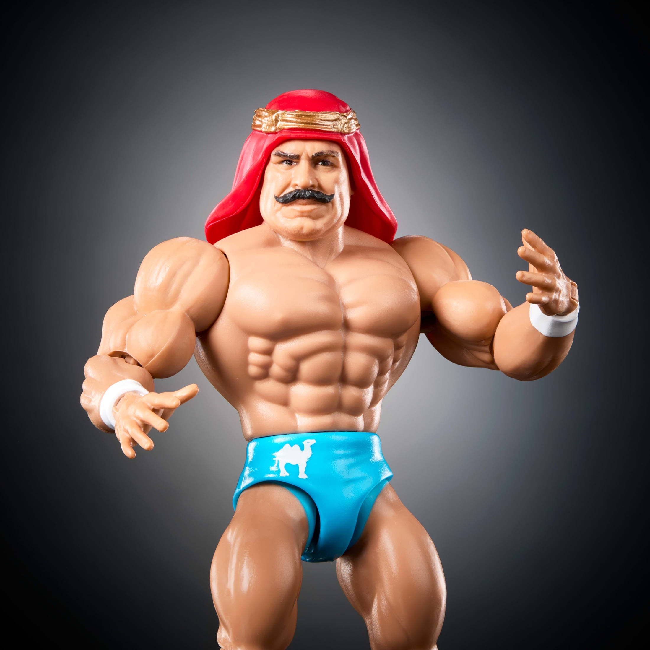 WWE Superstars The Iron Sheik Action Figure & Accessories, Series 14 Retro 6-inch Collectible Set
