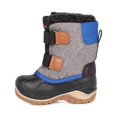 thumbnail image 4 of Acton Funky, Grey &amp; Blue | Baby Winter Boots with Removable Felt, 4 of 6