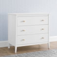 thumbnail image 3 of Delta Children Casey 3 Drawer Dresser, Bianca White/Natural, 3 of 12