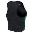 thumbnail image 3 of Women's Fanatics Black Green Bay Packers Studio Fitted Gym Tank Top, 3 of 3