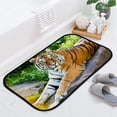 thumbnail image 4 of Floor Door Mats Bath Rugs Siberian Tiger , Entry Rug Non-Slip Washable Indoor Door Mat, Small Oriental Accent Throw Rug for Bedroom Kitchen Entryway Bathroom 31x20in Carpet Runner, 4 of 7