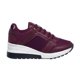 thumbnail image 2 of Tenis Mujer Sneaker Moda Casual Urbana Suave Cómodo Tipo Piel Vino 088D5N vino 24 Incógnita 088D5N, 2 of 7