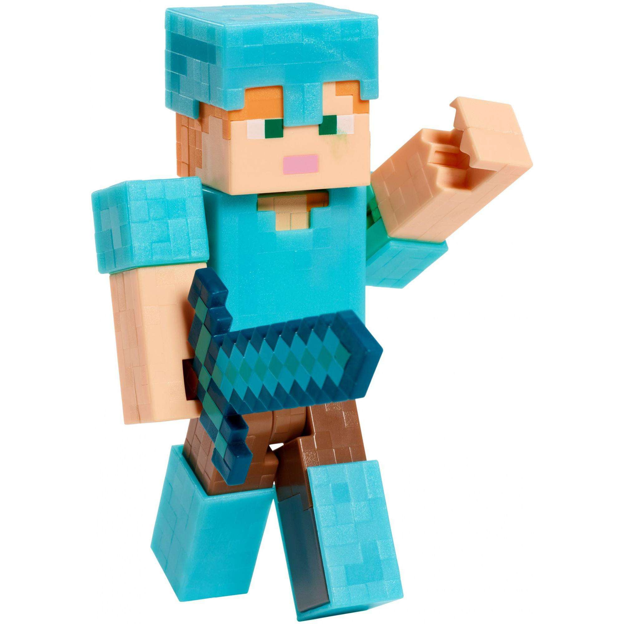 Minecraft Alex In Diamond Armor Figure Walmart Com Walmart Com - my roblox avatar with diamond armour minecraft skin