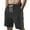 Dark Gray, variant on REDESS Men's Casual Shorts with Pockets Drawstring Elastic Waistband,Black,Sizes S-XXL