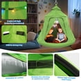 thumbnail image 5 of G TALECO GEAR Metal Swing Set with Play Tent Swing Chair, Outdoor Indoor Sensory Swings for Autism Kids and Adults, 330 lbs, Green, 5 of 8