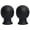 Black, variant on Urbanest Bola Lamp Finial – 1-13/16 Inch Tall, Brushed Nickel – Decorative Lamp Shade Finial for Table & Floor Lamps- 2 Pieces