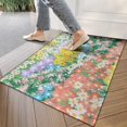 thumbnail image 4 of Pioneer Flower Floral Print Pattern Door Rugs,Washable Non Slip Door Mats Indoor,Decorative Door Mats,Entry Mat Indoor for Entrance,Bedroom,Kitchen,Bathroom,17"x30", 4 of 6