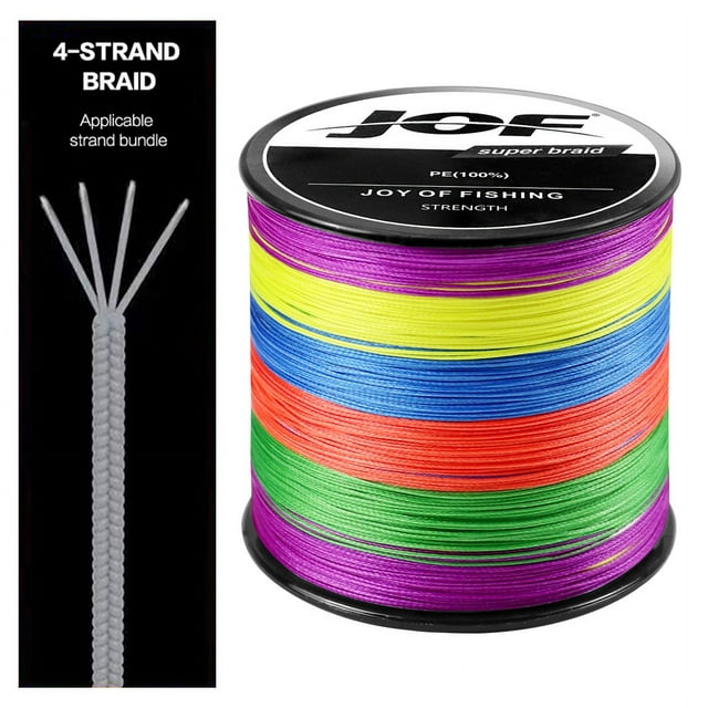 4 Strands Braided Fishing Line 300M Multifilament Carp Fishing Multifunction PE Fishing Line for 10-82LB Pesca Multicolor Mainline