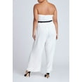 thumbnail image 2 of ELOQUII Women's Plus Size Tuxedo Jumpsuit, 2 of 2