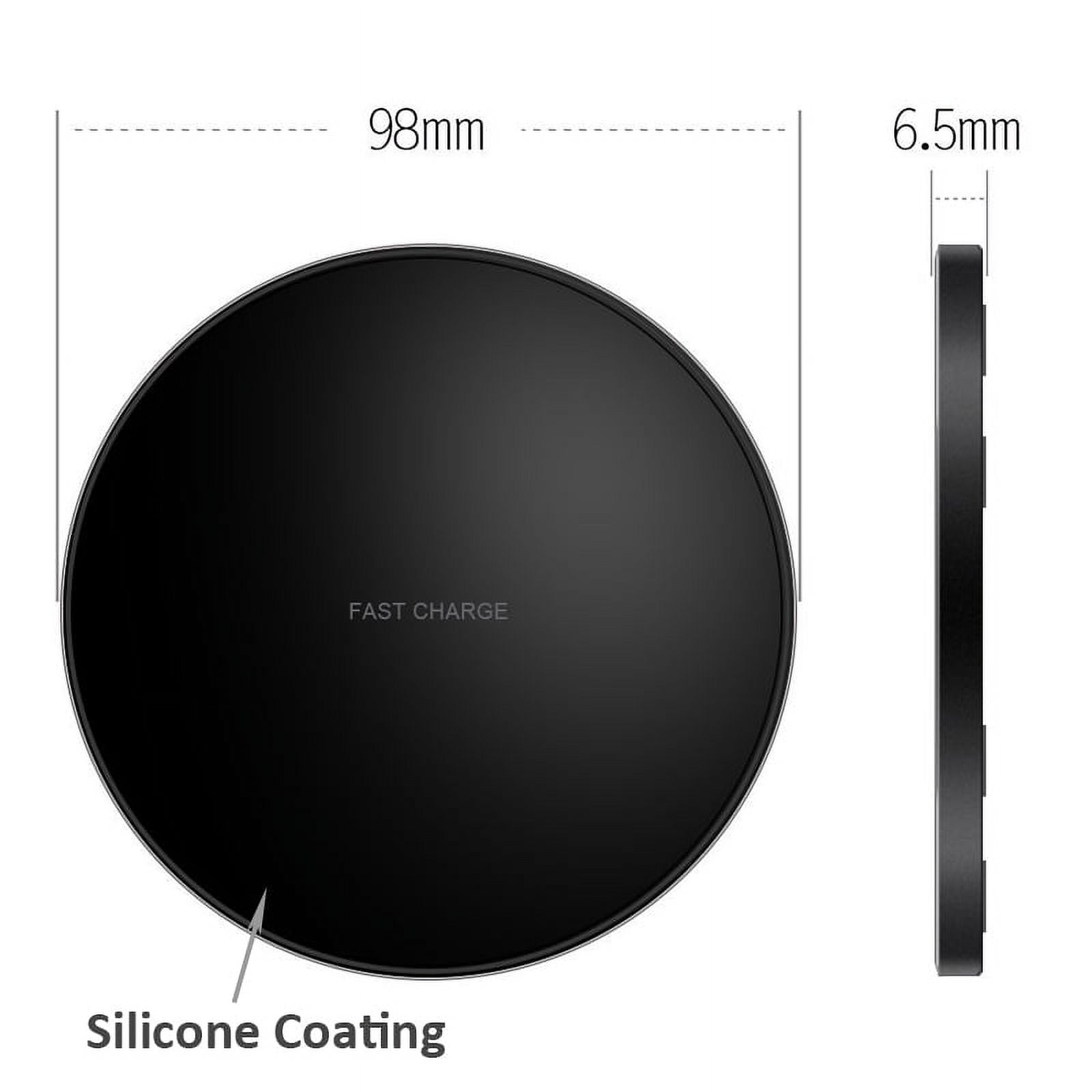 Wireless Charger Compatible With iPhone 11/12/13/14 Plus, Pro, Pro Max, Mini - Fast 7.5W and 10W Charging Pad Slim