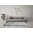 thumbnail image 3 of Ahgly Company Indoor Square Abstract Gray Modern Area Rugs, 6' Square, 3 of 4