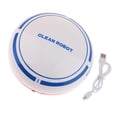 thumbnail image 1 of jinwen Automatic USB Rechargeable Smart Robot Vacuum Floor Cleaner Sweeping White, 1 of 9