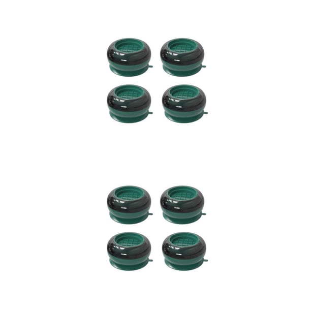 Toystoory Almohadillas antivibración, alfombrilla para lavadora, alfombrilla antideslizante para frigorífico, estante de baño de elevación a Verde/4 piezas 2Conjunto