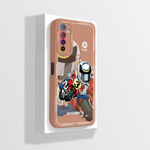 For OPPO Realme 6 Pro Case Cute Panda Liquid Soft Silicone Back Cover Phone Case For OPPO Realme6 Realme 6 Pro 6S 6 s 6Pro Funda BrownA11 Realme 6 Pro