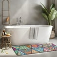 thumbnail image 2 of Multicolor Ethnic Geometric Pattern Kitchen Rug Mat,Kitchen Runner Rugs Non Skid Washable,Decorative Kitchen Floor Mats for Kitchen,Sink,Laundry,17"x47.2", 2 of 7