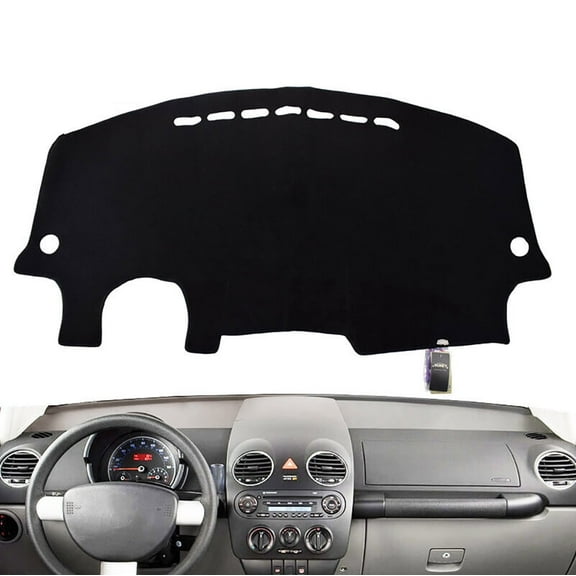 XUKEY Dashboard Cover for Volkswagen VW Beetle 1998 - 2010 Car Dash Mat Pad Dashmat Black Carpet