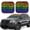Dragon Scales, variant on Naloa Dragon Scales 2 Piece Foldable Car Sun Shades, Car Windshield Sunshade, Front Window Sunshade for Car, Truck, SUV - Small