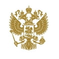 thumbnail image 2 of Walbest Auto Car Body Sticker - Silver Coat of Arms of Russia Decal Russian Federation Eagle Emblem Universal, 2 of 6