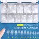thumbnail image 1 of 300 Unids/Caja Gel Suave Mate Puntas Cortas Uñas Postizas Cubierta Completa Herramienta De Arte De, 1 of 4