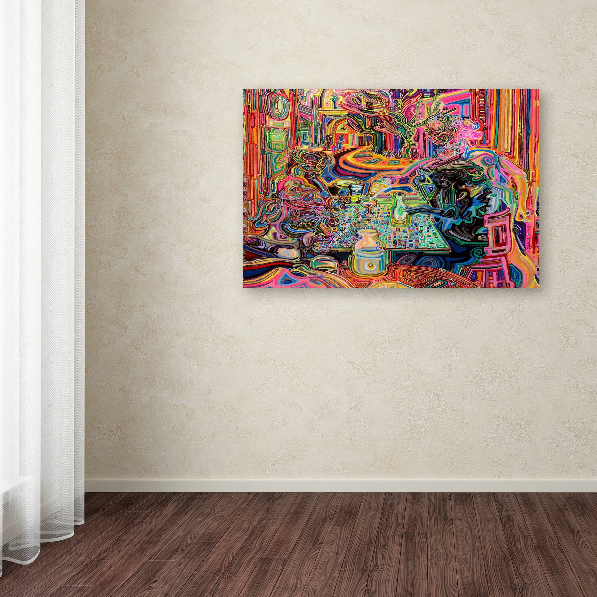 Trademark Fine Art "5 O'clock Somewhere" Canvas Art by Josh Byer