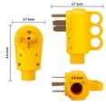 thumbnail image 2 of EPICORD 50Amps Heavy Duty RV Male Replacement Receptacle Plug Ergonomic Grip Handle, 2 of 6