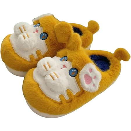 

PIKADINGNIS Fuzzy Slippers Women Cute Tiger Fluffy House Slippers for Women House Shoes Bedroom Home Indoor Outdoor