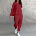thumbnail image 5 of fheaev Sweatsuits for Women 2pcs Sets Crewneck Sweatshirts Sets Fall Sweatpants Matching Outfits Sweat Sets Tracksuit Travel Sweatshirts Fall Fashion Clothes, 5 of 7