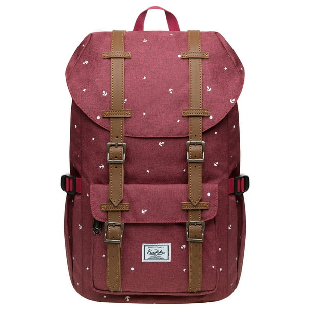 Mochila para portátil KAUKKO EP5-13-Maroon 15,6 pulgadas