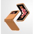 thumbnail image 2 of HAHDAXIA Étui Ultra Mince pour Samsung Galaxy Z Flip 3, Design Unique 3-en-1, Étui Arrière Rigide en PC Mat, Protection Complète pour Galaxy Z Flip 3 5G 2021 (Orange), 2 of 7