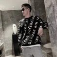 thumbnail image 2 of Camisetas estampadas con cuello redondo para hombre, sudaderas con estampado punk, estilo hip hop, rock, estilo social, años 90, vintage, a granel, ropa de diseñador para hombre, 2 of 5