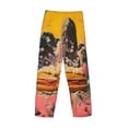 thumbnail image 3 of Lsque Psychedelic Band Hotdog Art Print Men's Pajama Pants, Lounge Pant - Comfortable Home Wear,Elastic Waistband, Stylish Design-X-Large, 3 of 9