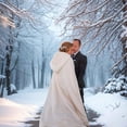 thumbnail image 6 of Women Wedding Cloak Shawl:Wedding Cape,Faux Fur Coat Hooded Cloak,White Faux Fur Jacket Bridal Coats Wraps, 6 of 7