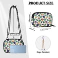 thumbnail image 4 of FORMRS Mini Crossbody Bag for Women Adjustable Rope Shoulder Casual Phone Purse, Vibrant Toucans Pattern, 4 of 7