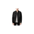 thumbnail image 1 of William Rast Mens Benton Bomber Jacket, Black, XX-Large, 1 of 1