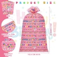 thumbnail image 2 of 2 Pcs 80 x 60 in Jumbo Birthdays Gift Bags for Giant Present Extra Large Plastic Oversized Bike Birthdays Wrapping Bag for Baby Shower Party Favors(Pink), 2 of 6