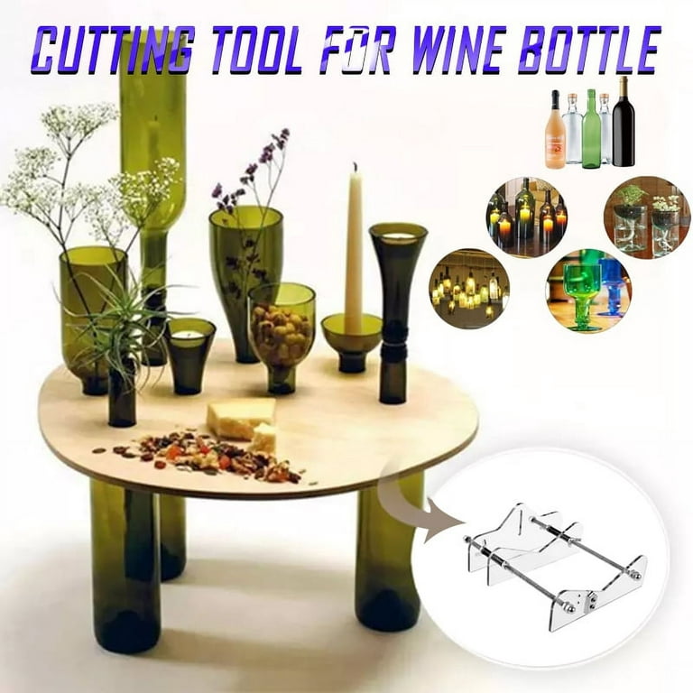 Bottle Cutter & Glass Cutter Kit for Cutting Wine Bottle or Jars to Craft  Glasses
