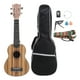 thumbnail image 2 of Ukelele Soprano, Ukelele Soprano Para Principiantes De Tono Fuerte De Madera De Cebra Con Estuche Para Vacaciones, 2 of 7