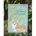 thumbnail image 3 of Carolines Treasures BB7608GF Welcome Friends Pembroke Welsh Corgi Red Flag Garden - Size, 3 of 3
