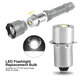 thumbnail image 4 of 4X 1W P13.5S Bombilla de Linterna Led, 100 - 110Lm 2700 - 7000K Bombilla de Repuesto Lámpara de Trabajo de Emergencia (3V), 4 of 5
