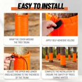 thumbnail image 4 of Winter Palm Tree Protectors,Thermal Winter Tree Trunk Freeze Covers with Drawstring,Self Adhesive Plant Trunk Insulation Cover for Outdoor Winter Tree Protection,Orange, 4 of 6