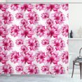 thumbnail image 1 of Ambesonne Watercolor Shower Curtain, Abstract Peonies, 69"Wx84"L, Pink Magenta, 1 of 3