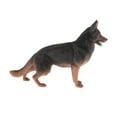 thumbnail image 4 of Animal perro cachorro modelo juguetes simulación figuras colección decoración artesanía juguete marron Zulema Juguete de figura animal de perro pastor, 4 of 8